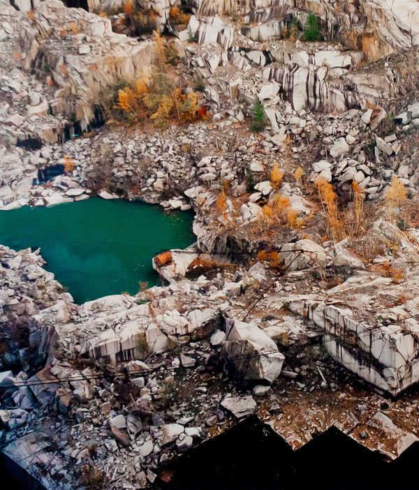 EDWARD BURTYNSKY "ROCK OF AGES #24, 1991"