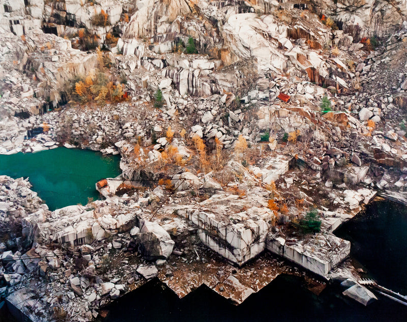 EDWARD BURTYNSKY "ROCK OF AGES #24, 1991"