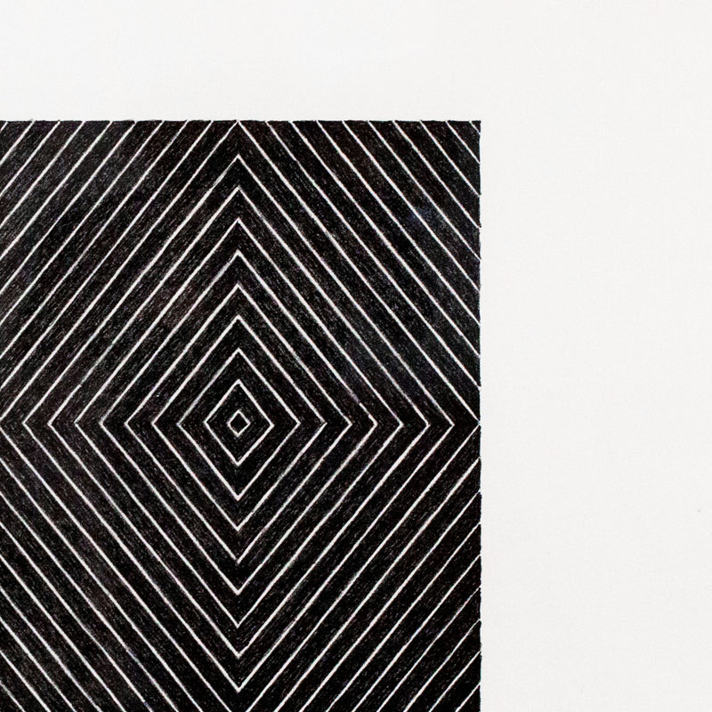 FRANK STELLA "DELPHINE" LITHOGRAPH, 1967