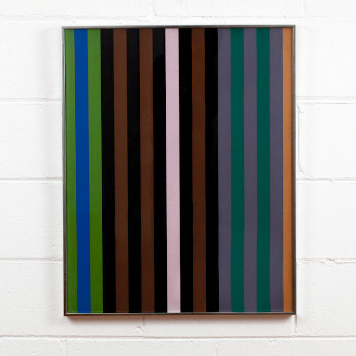 GENE DAVIS "SERIES 1" SCREENPRINT ON CANVAS, 1969