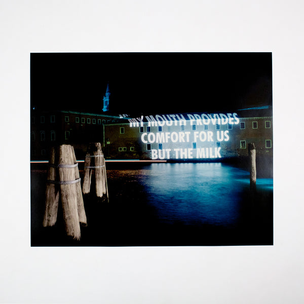 Jenny Holzer photograph projection Caviar20 