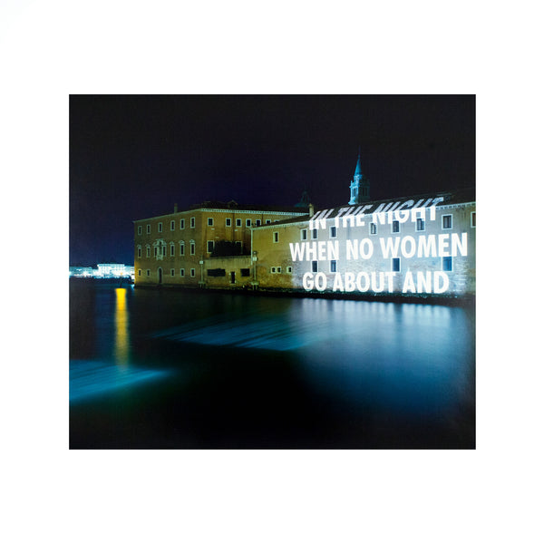 Jenny Holzer photograph projection Caviar20 Italy multiple