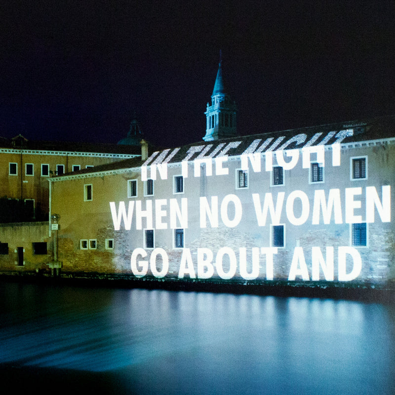 JENNY HOLZER "IN THE NIGHT" PHOTO, 1999