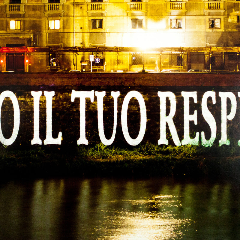 Jenny Holzer photograph projection Caviar20 Italy multiple