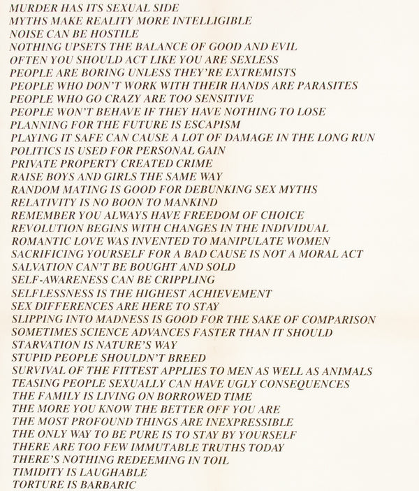 Jenny Holzer Truisms Caviar20 multiples
