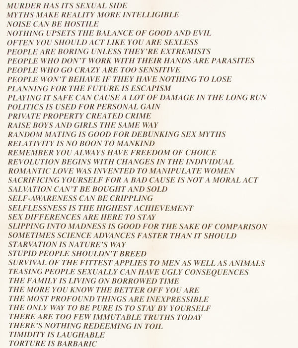 Jenny Holzer Truisms Caviar20 multiples