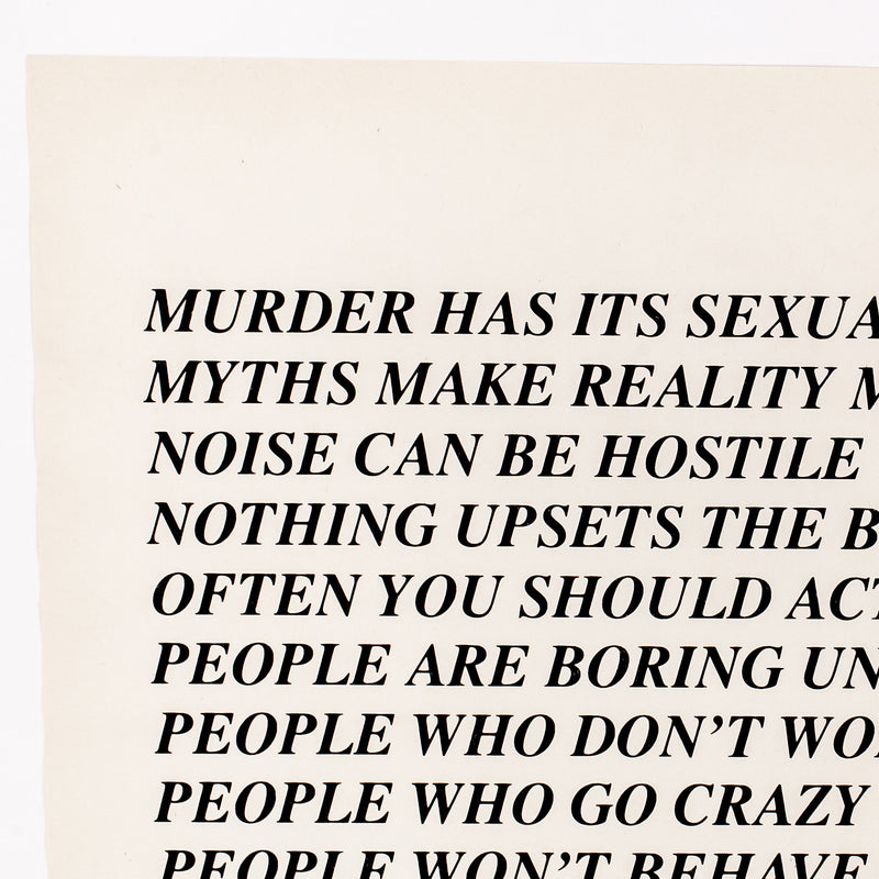 Jenny Holzer Truisms Caviar20 multiples