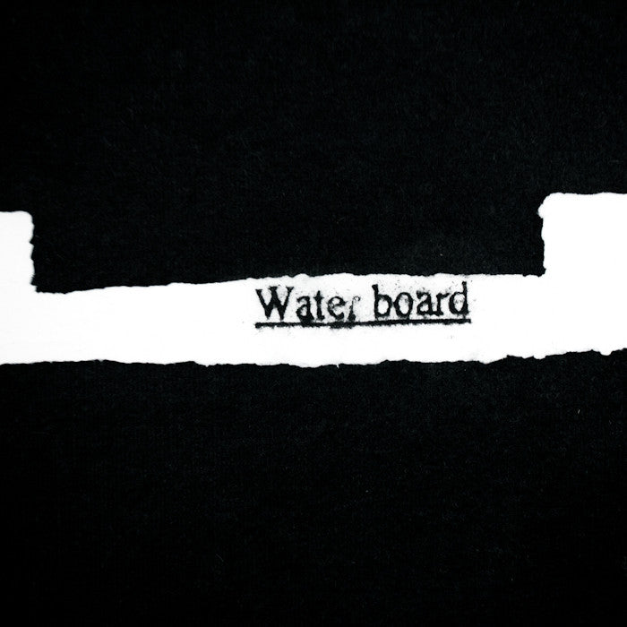 JENNY HOLZER "WATERBOARD 18" 2012