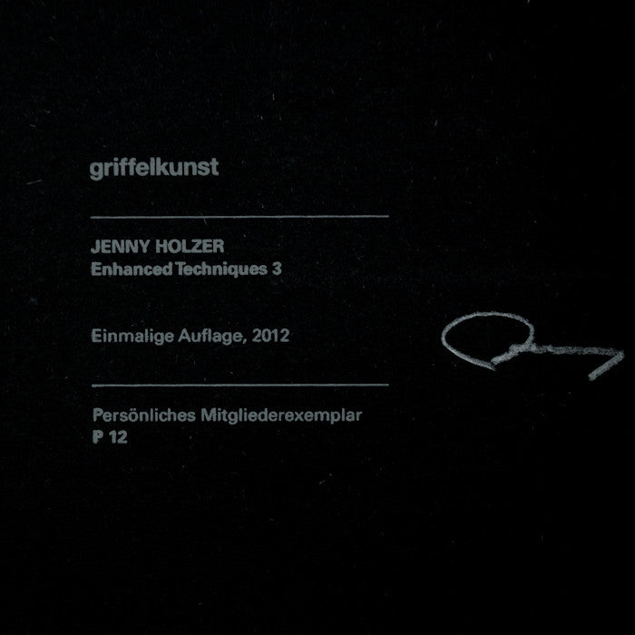 Caviar20 Jenny Holzer prints Top Secret 2012 Screenprint