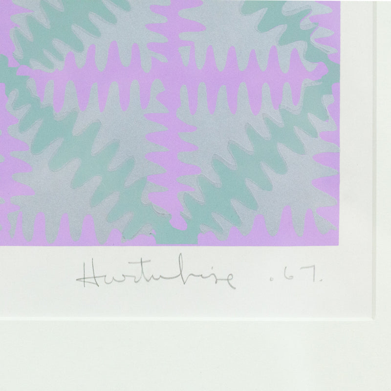 JACQUES HURTUBISE "TWIGGY" SILKSCREEN, 1967