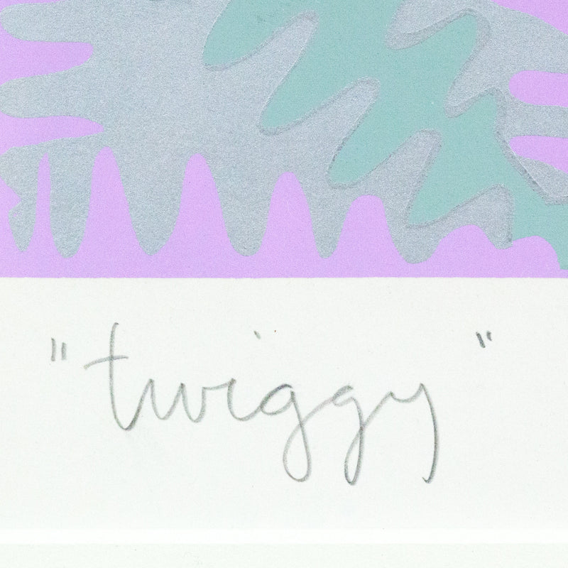 JACQUES HURTUBISE "TWIGGY" SILKSCREEN, 1967