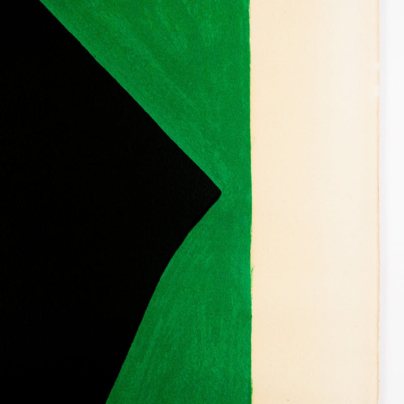 JACK YOUNGERMAN "GREEN AROUND" LITHO, 1968