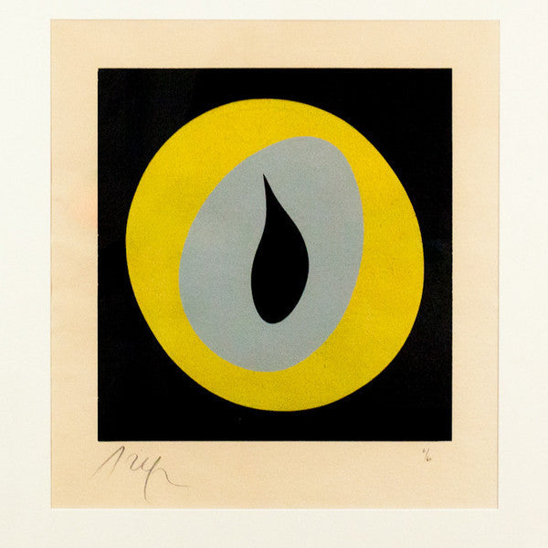 JEAN ARP "SOLEIL RECERCLE" WOODCUT, 1966