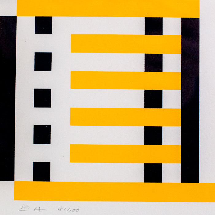 Josef Albers, Caviar20, Bowers, Glass Painting, Screenprint
