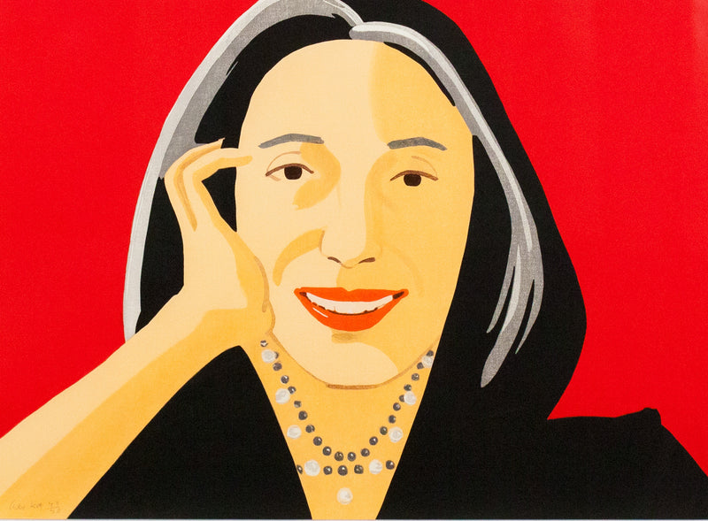 Alex Katz, Red Ada, Color woodcut, 2010, Caviar20