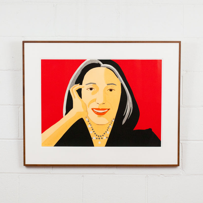 Alex Katz, Red Ada, Color woodcut, 2010, Caviar20