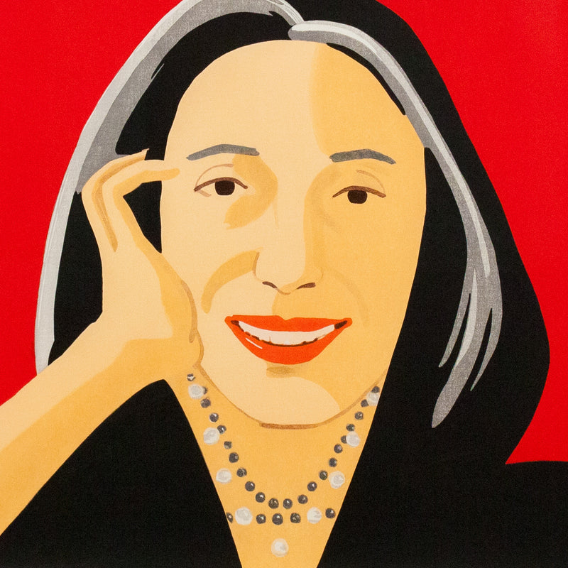 Alex Katz, Red Ada, Color woodcut, 2010, Caviar20