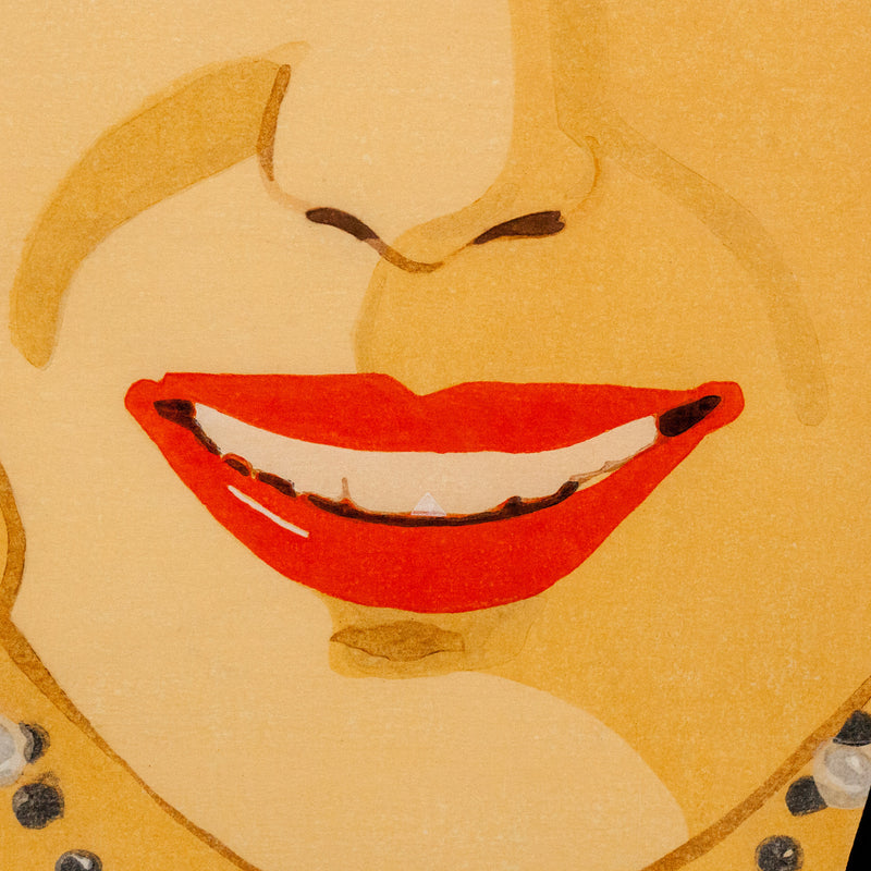 Alex Katz, Red Ada, Color woodcut, 2010, Caviar20