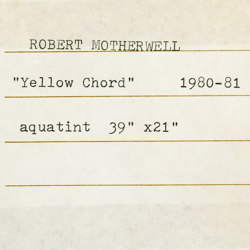 Robert Motherwell original artwork for sale