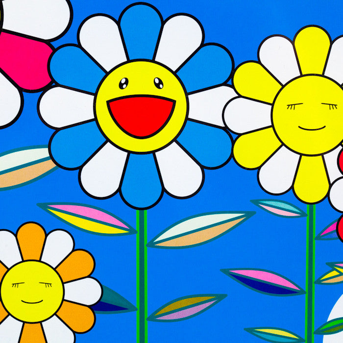 MURAKAMI "FLOWERS 3" LITHOGRAPH, 2006