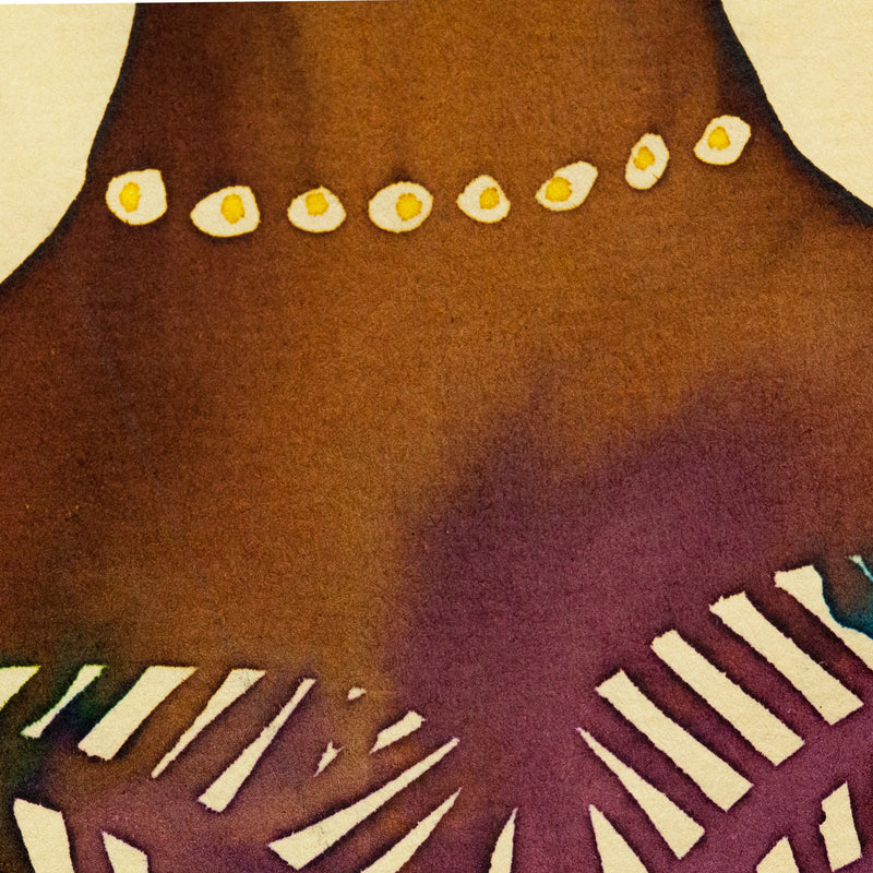 CHRIS OFILI "UNTITLED (ROYAL PORTRAIT)" 2001