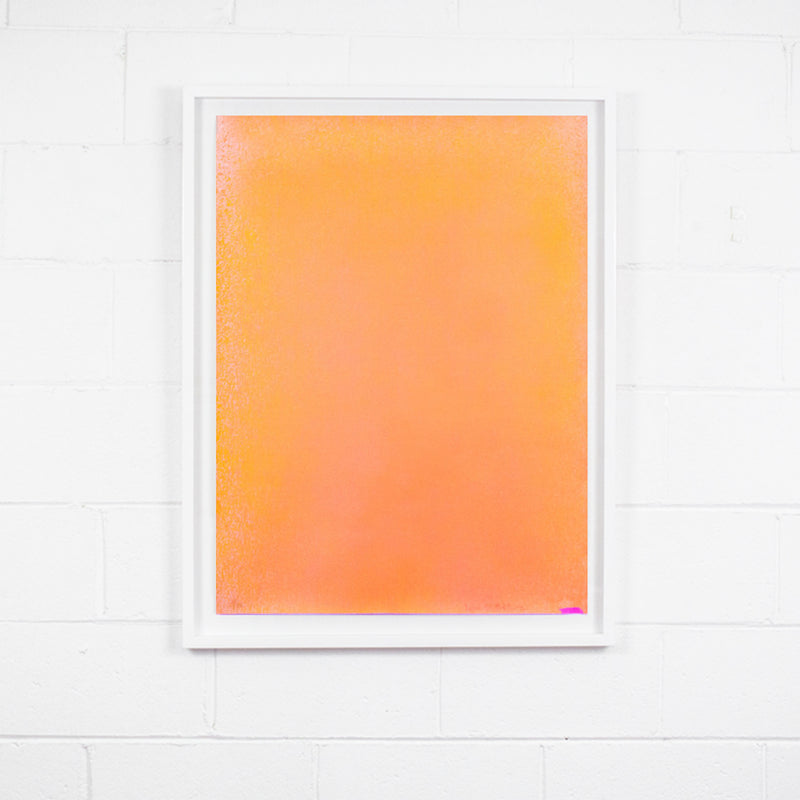 JULES OLITSKI "ORANGE SPRAY" SILKSCREEN 1970