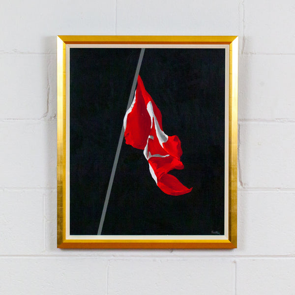Charles Pachter, Flag painting, Canadian flag, Caviar20, art
