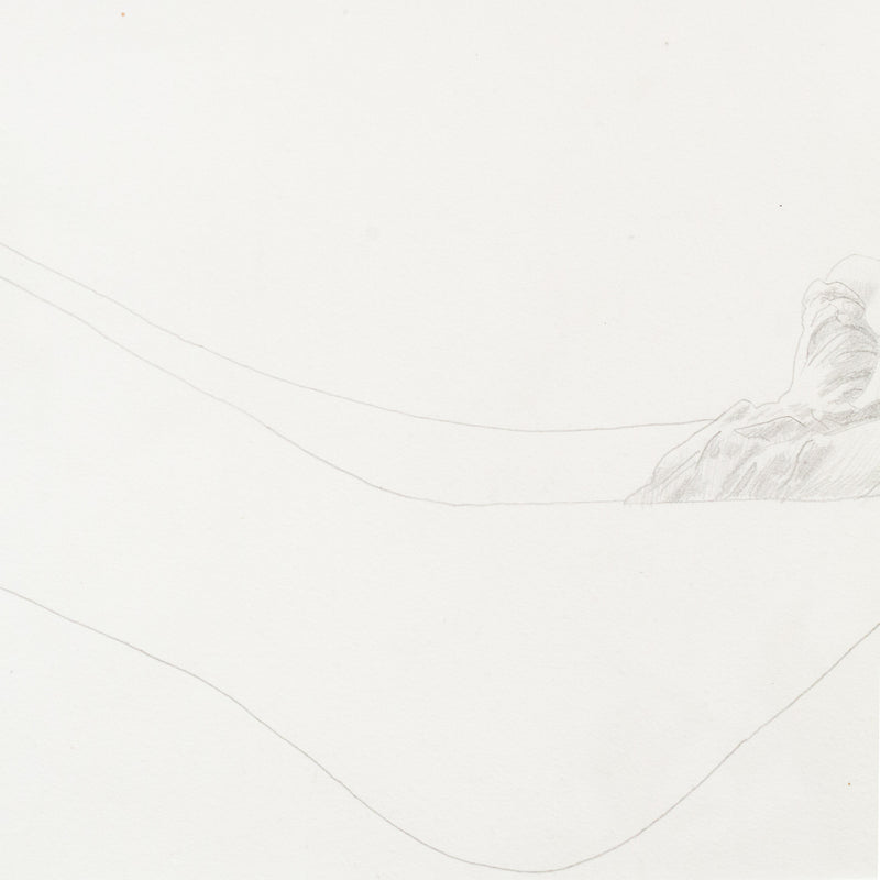 CHARLES PACHTER "HAMMOCK" DRAWING, 1983