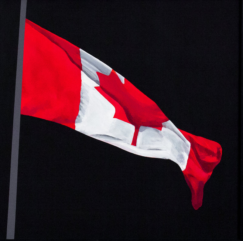 Caviar20 Charles Pachter Flag painting