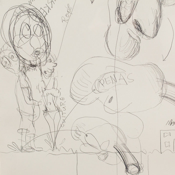 PAUL MCCARTHY "HEAD DROP" LITHO, 2006
