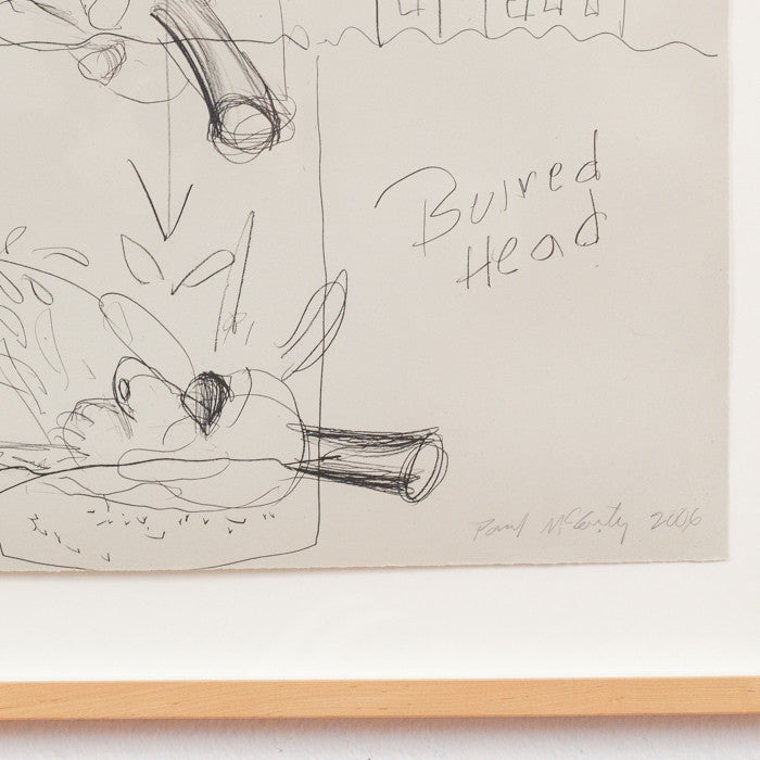 PAUL MCCARTHY "HEAD DROP" LITHO, 2006