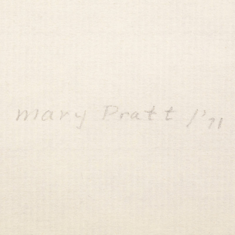 MARY PRATT "AMARYLLIS" DRAWING, 1971
