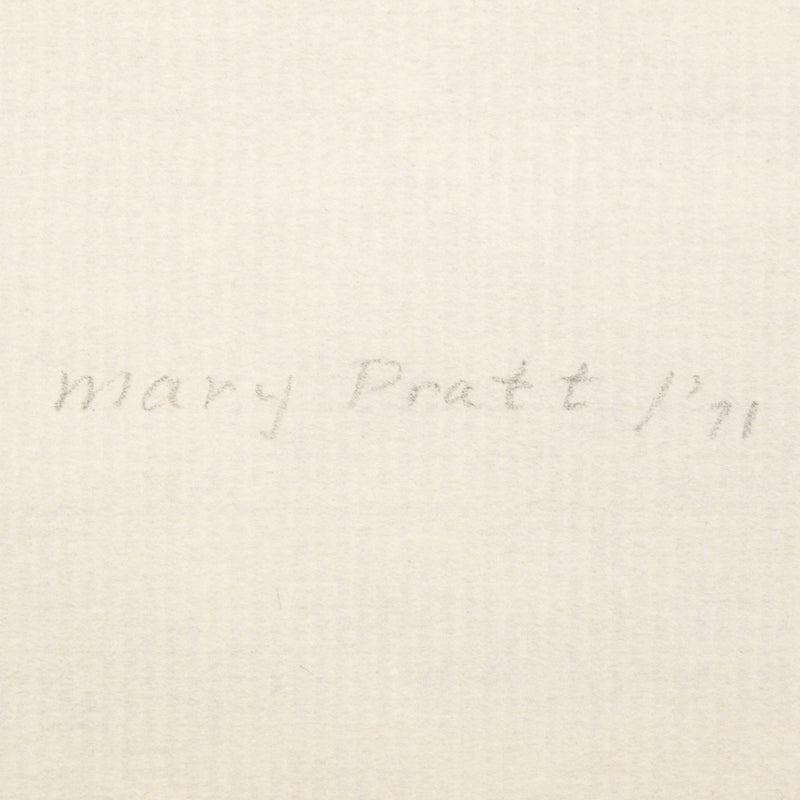 MARY PRATT "AMARYLLIS" DRAWING, 1971