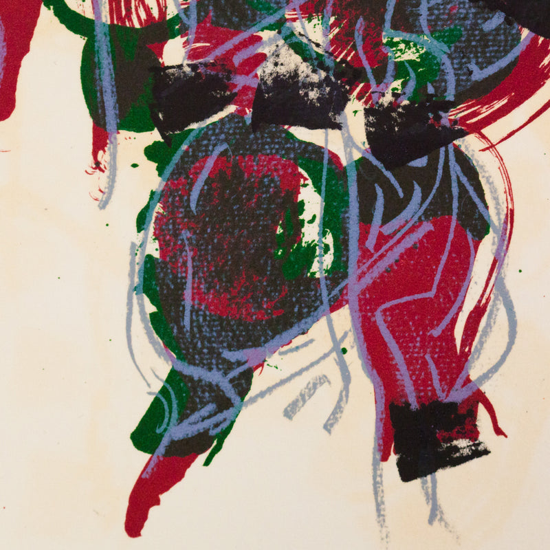 RIOPELLE "LE SABLIER 6" LITHO, 1973