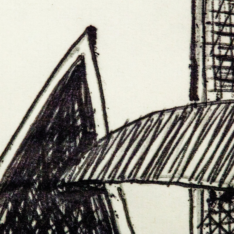 SOREL ETROG "HOMAGE TO KANDINSKY" DRAWING