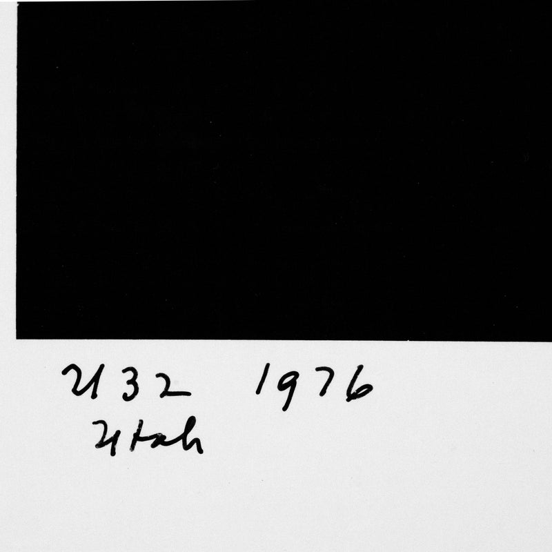 AARON SISKIND "UTAH 32" PHOTO, 1976