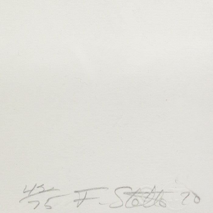 FRANK STELLA "TELLURIDE" LITHOGRAPH, 1970
