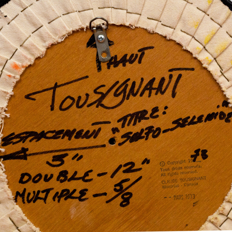 CLAUDE TOUSIGNANT "SULFO SELENIDE" DIPTYCH, 1973
