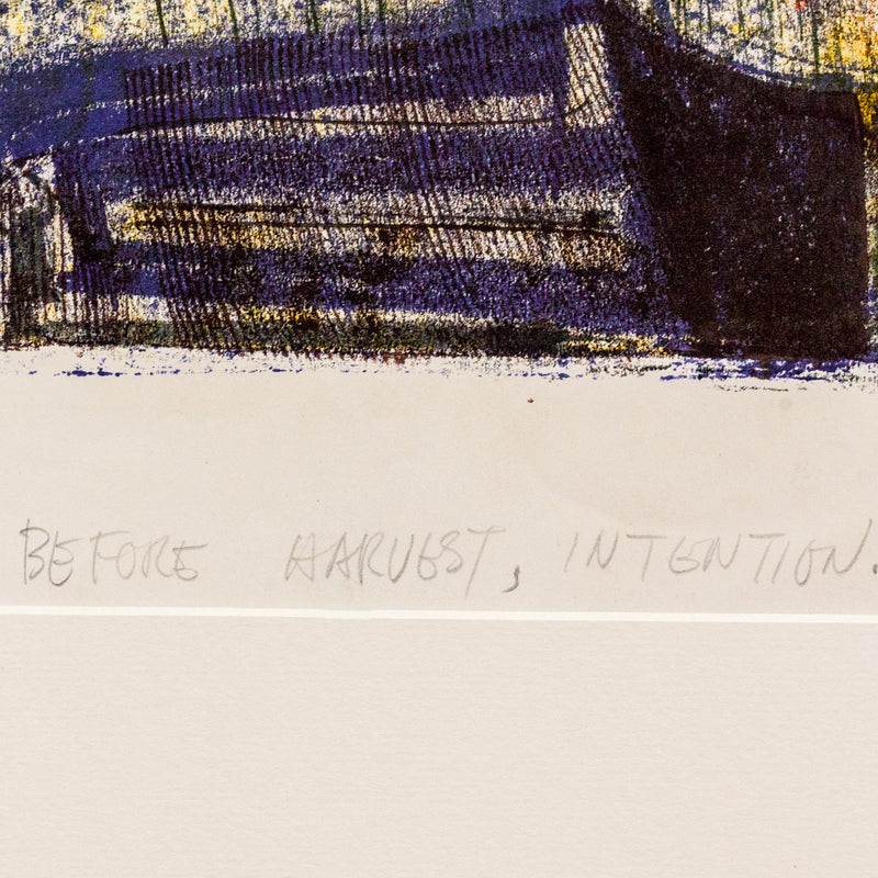 HAROLD TOWN "BEFORE HARVEST" SINGLE AUTOGRAPHIC PRINT