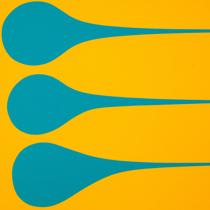 Harold Town, Tangerine Blue Stretch, Lithograph, 1971, Caviar20 Prints