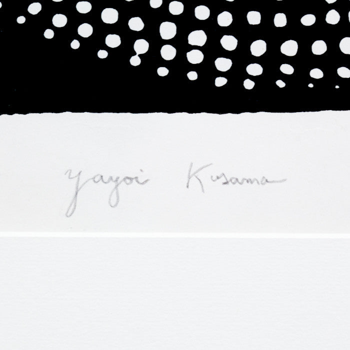 YAYOI KUSAMA "UNTITLED (IMPOSSIBLE STRUCTURES)" SERIGRAPH, 1997