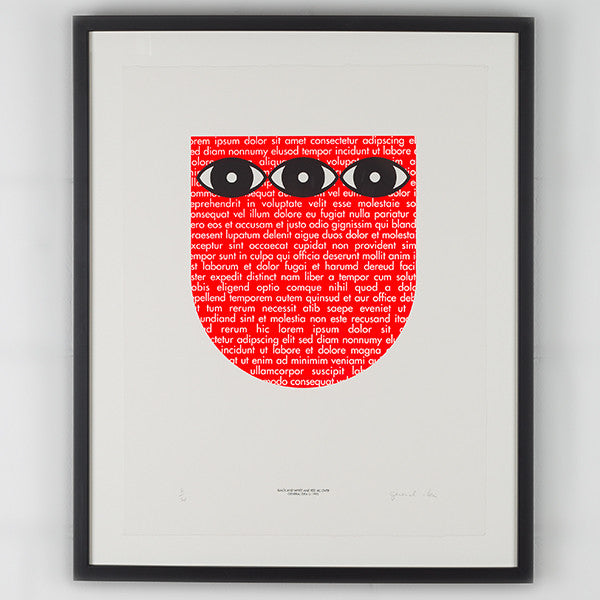 GENERAL IDEA "BLACK, WHITE & RED ALL OVER" 1993