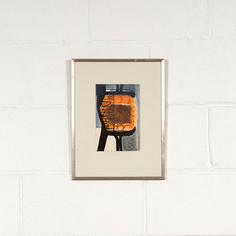 Harold Town, Orange Zone, Drawing, 1961, painting Caviar20