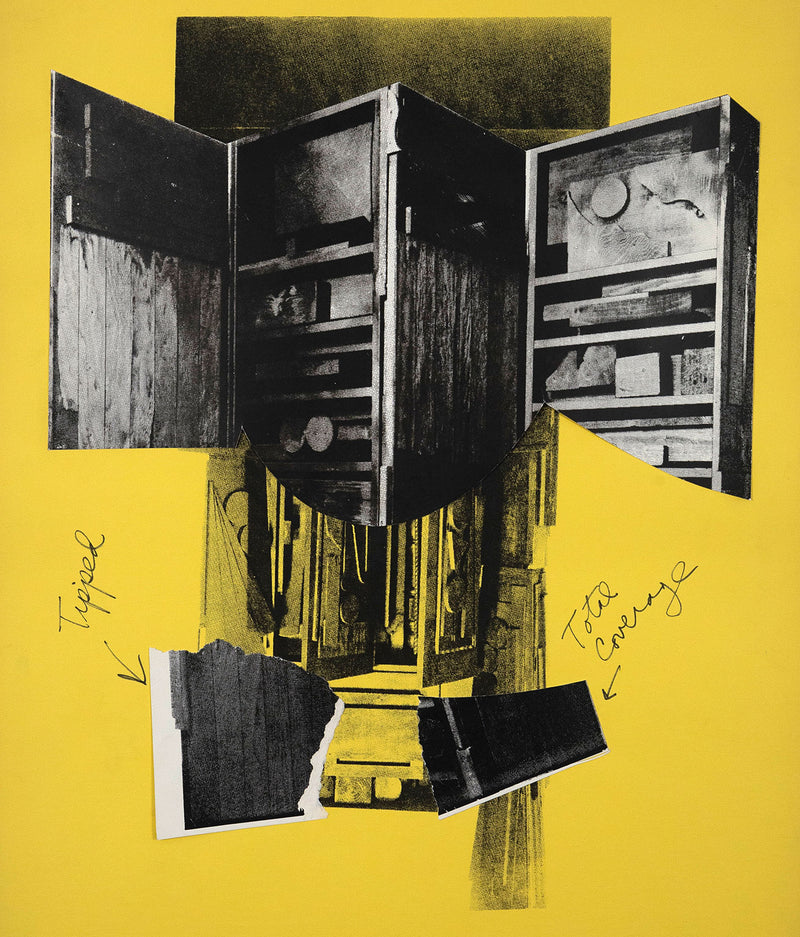 Louise Nevelson, Jumbo, Working collage, 1966, Caviar20