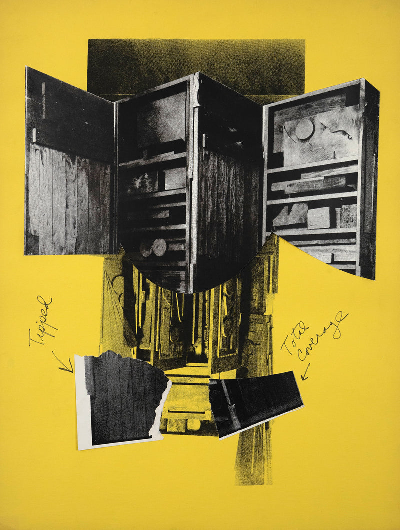 Louise Nevelson, Jumbo, Working collage, 1966, Caviar20