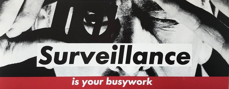 Barbara Kruger new york subway Surveillance prints multiples Caviar20