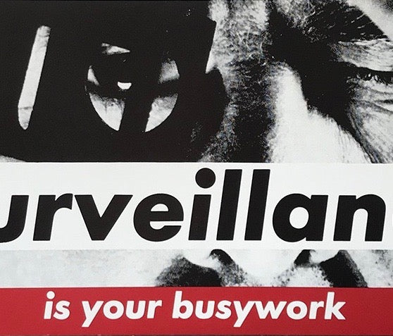 Barbara Kruger new york subway Surveillance prints multiples Caviar20