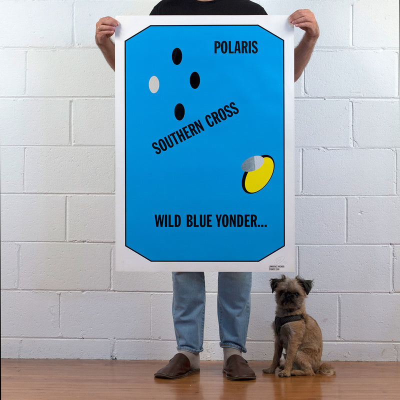 LAWRENCE WEINER "WILD BLUE YONDER", 1990