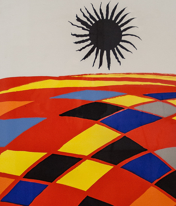 ALEXANDER CALDER SOLEIL NOIR LITHO – Caviar20