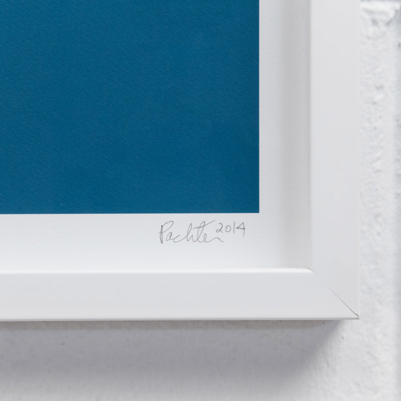Charles Pachter, Airborne, 2014, Giclee Print, closeup showing signature of artist and date.